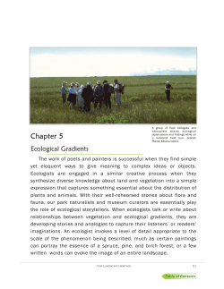 Chapter 5: Ecological Gradients