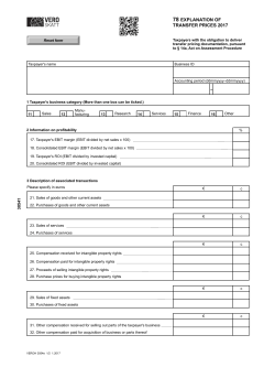 78 EXPLANATION OF TRANSFER PRICES 2017