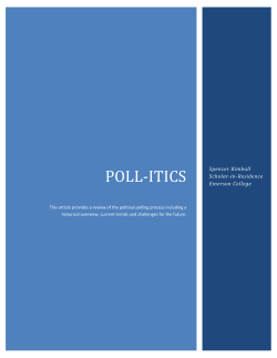 poll-itics - Emerson College Polling Society