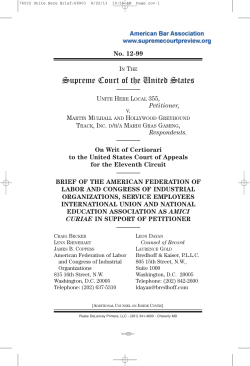 12-99 Brief for the American Federation of Labor and Congress of