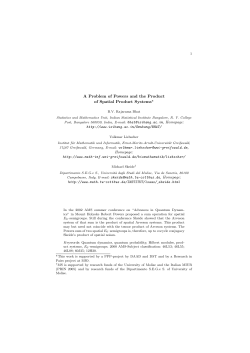 A Problem of Powers and the Product of Spatial Product Systems∗