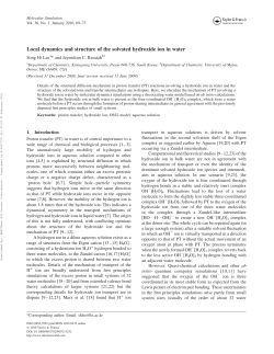 Local dynamics and structure of the solvated hydroxide ion in water