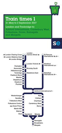 Train times 1 - Southeastern