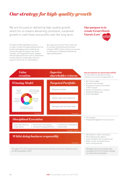 Strategy overview - InterContinental Hotels Group