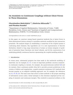 On Atomistic-to-Continuum Couplings without