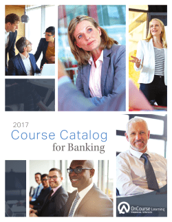 Course Catalog