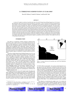 chapter 31. terrigenous sedimentation at ceara rise