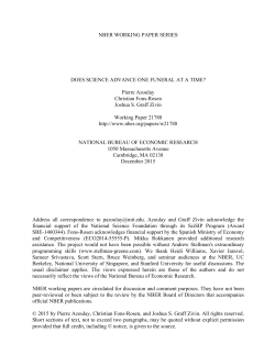 Does Science Advance One Funeral at a Time?