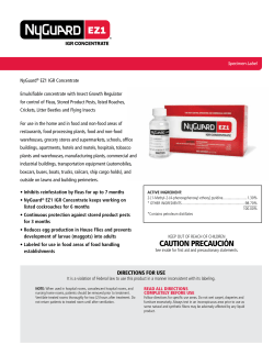 caution precauci&oacute;n - MGK - Insect Control Solutions