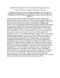 Specific Heat Investigation for Line Nodes in Heavily Overdoped