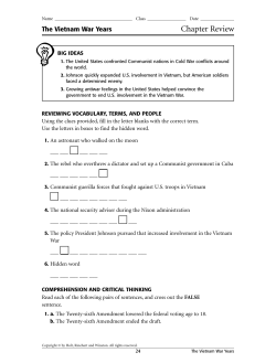 Chapter Review