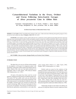 Cytoarchitectural Variations in the Ovary, Oviduct and