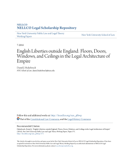 English Liberties outside England