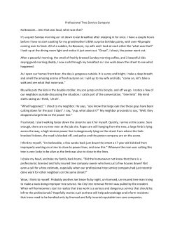 Professional Tree Service Company