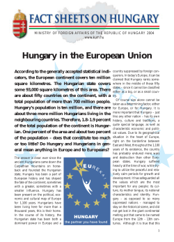 Hungary in the European Union