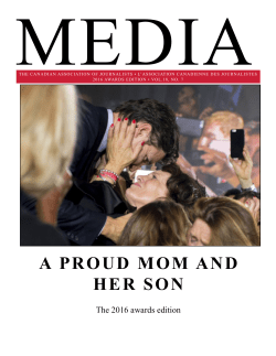 A PROUD MOM AND HER SON - Canadian Association of Journalists