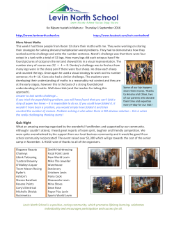 Term 3, Week 6 - Levin North School