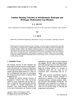Laminar Burning Velocities in Stoichiometric Hydrogen and