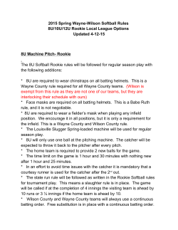 games will have a 5 run per inning