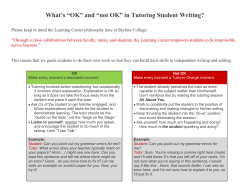 and &ldquo;not OK&rdquo; - Skyline College