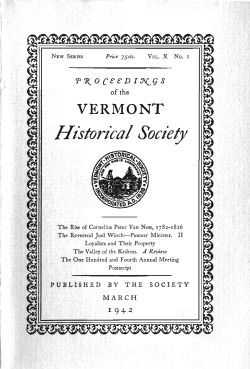 The Reverend Joel Winch - Vermont Historical Society