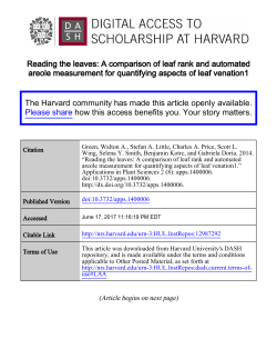 Full Text - Digital Access to Scholarship at Harvard