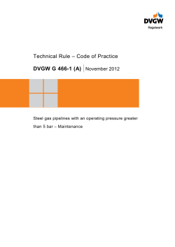 Steel gas pipelines with an operating pressure greater than 5 bar