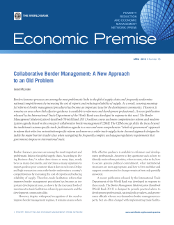 Collaborative Border Management