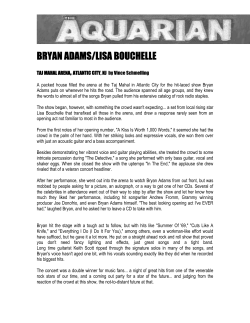 BRYAN ADAMS/LISA BOUCHELLE