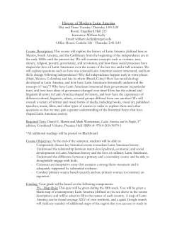 History of Modern Latin America