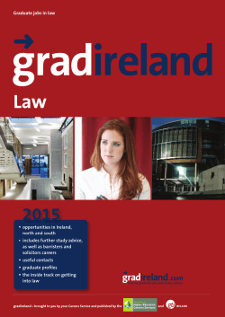 Graduate jobs in law