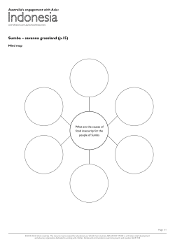 Sumba &ndash; savanna grassland