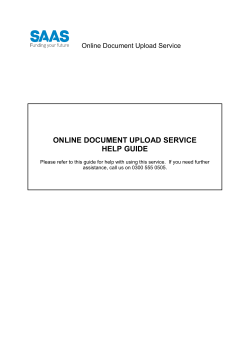 online document upload service help guide