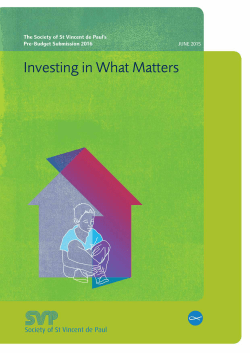 Pre-Budget Submission 2016