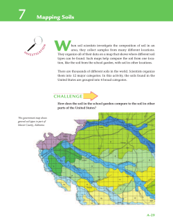 7 Mapping Soils
