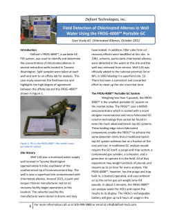Chlorinated Alkenes Case Study