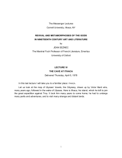 Lecture 6 &ndash; The Cave at Ithaca - Bodleian Blogs