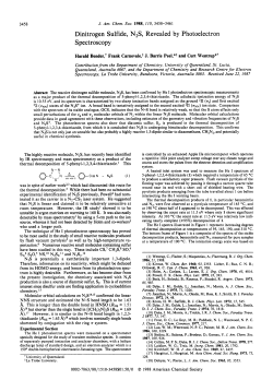 Dinitrogen Sulfide, N2S, Revealed by Photoelectron Spectroscopy
