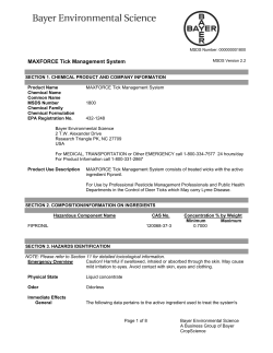 MAXFORCE Tick Management System