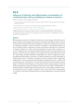 a2.4 influence of infection and inflammation on biomarkers