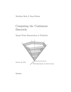 Computing the Continuous Discretely