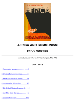 Africa and Communism - Rhodesia and South Africa: Military History