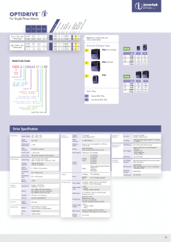 ODE-3-120043-3F12-01 Drive Specification