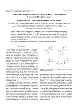 Norcarbocyclic C-nucleoside Phosphonic Acids