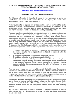 Information for Project Review Packet