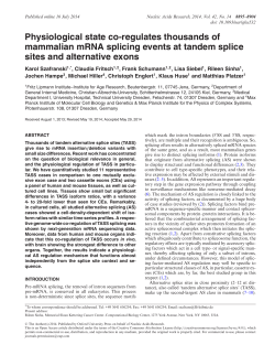 Physiological state co-regulates thousands of