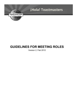 document - Hola Toastmasters
