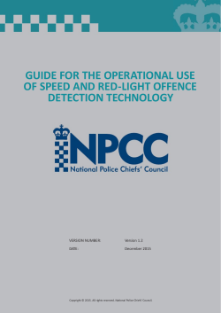 guide for the operational use of speed and red