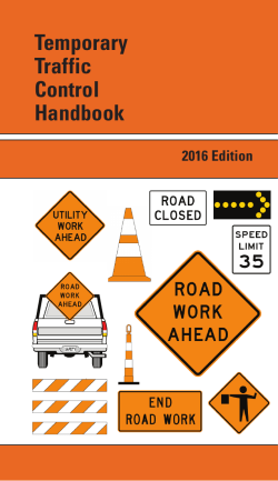 Temporary Traffic Control Handbook