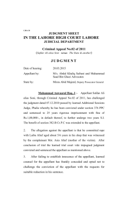 judgment - Lahore High Court